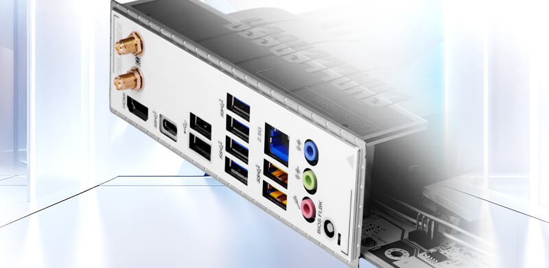 Flexibel integrierbare I/O-Blende